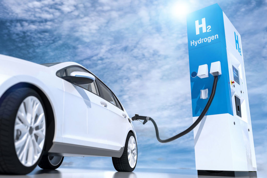 A zero-emissions hydrogen car